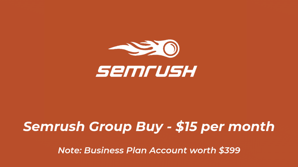 Semrush Group Buy