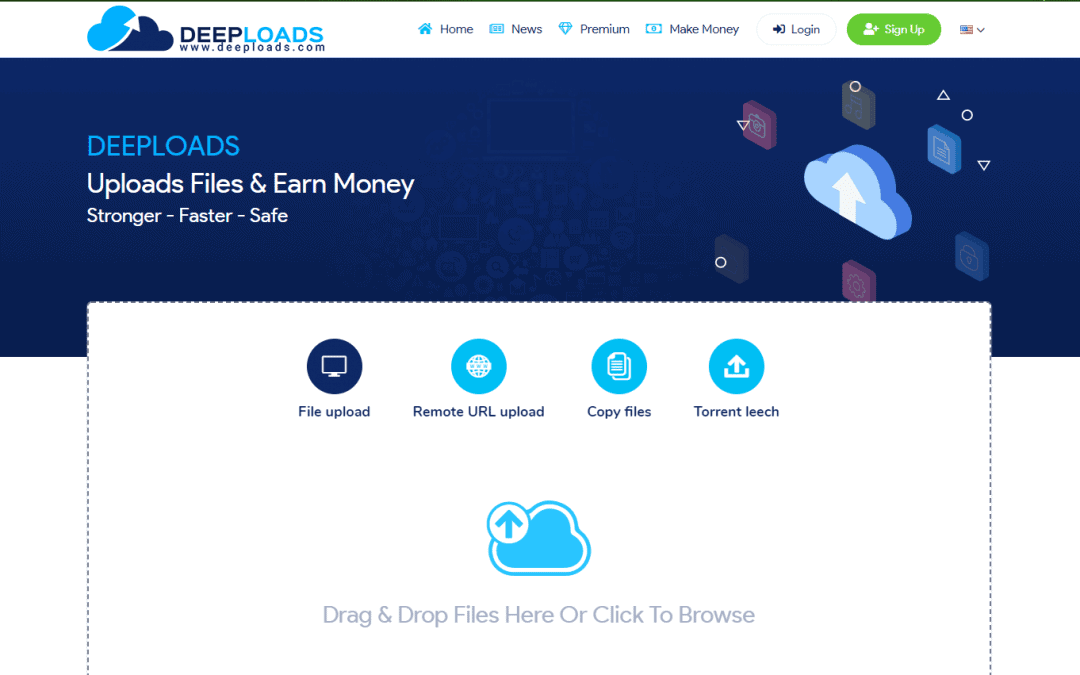 Deeploads Review: Upload Files and Make Money 2020
