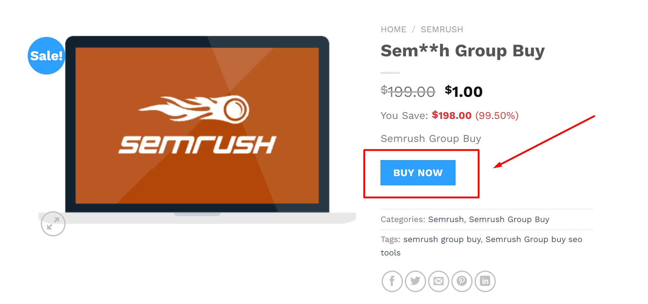 semrush group buy