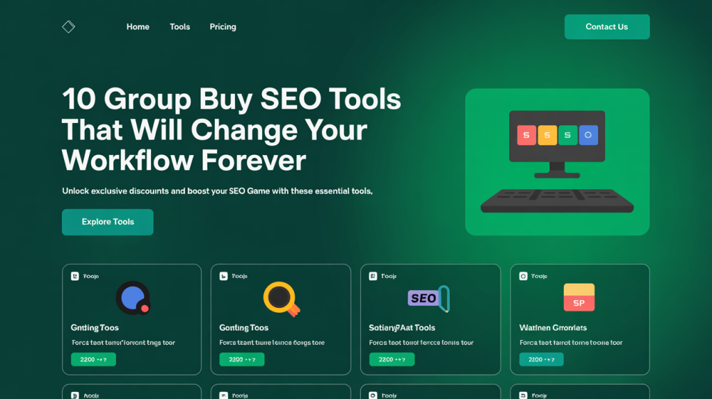 10 Group Buy SEO Tools That Will Change Your Workflow Forever